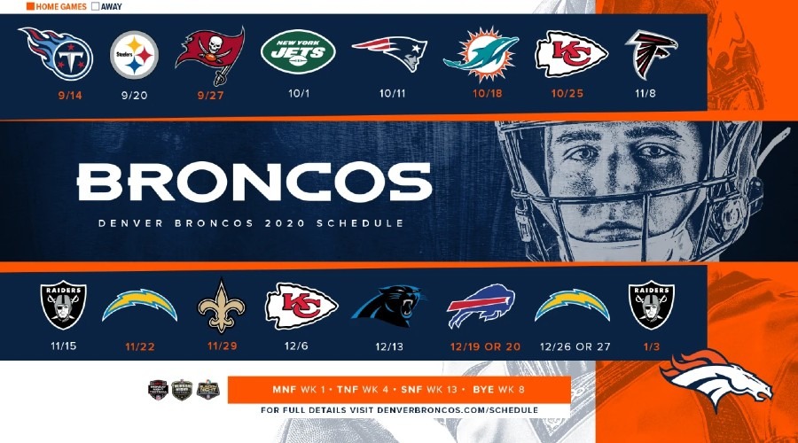 Watch Live Denver Broncos NFL Games For Free - 2020 - StreamWise Solutions