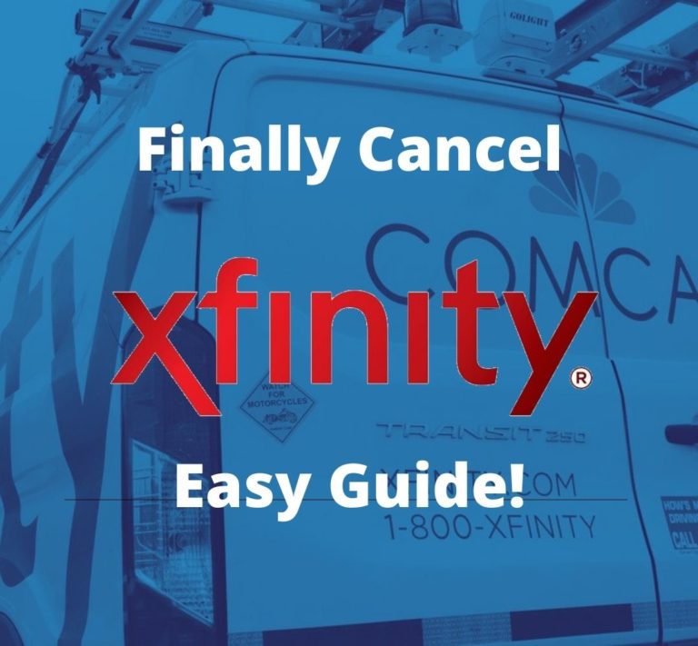 How To Cancel Xfinity (Comcast) Service In 6 Steps