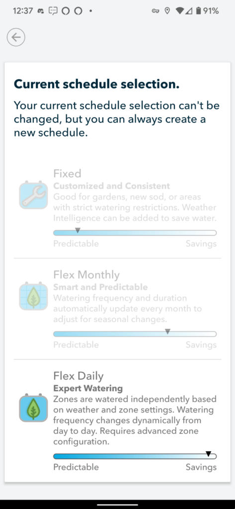 Rachio Smart Sprinkler Flex Daily Schedule | StreamWise Solutions