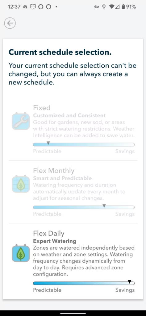 Rachio Smart Sprinkler Flex Daily Schedule | StreamWise Solutions