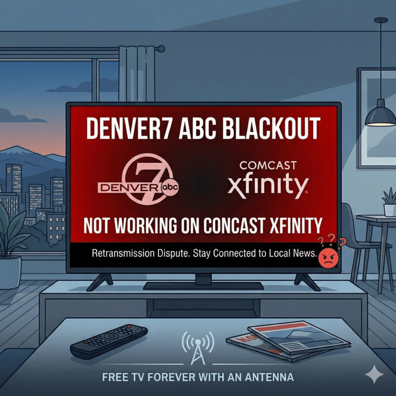 Denver7 blackout ABC not working on Comcast Xfinity